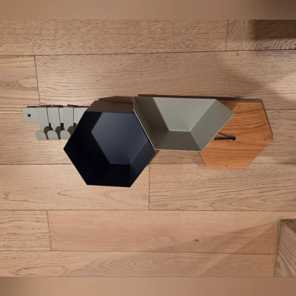 Hexagonal Wall Decor & Shelving System, By DESIGN Bite Denmark